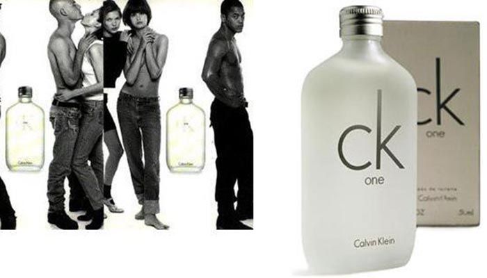 Thiết kế chai nước hoa Calvin Klein CK One 100ml đơn giản, cá tính